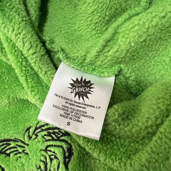 Cozy Green Grinch Kids Hoodie - Picture 2 of 8